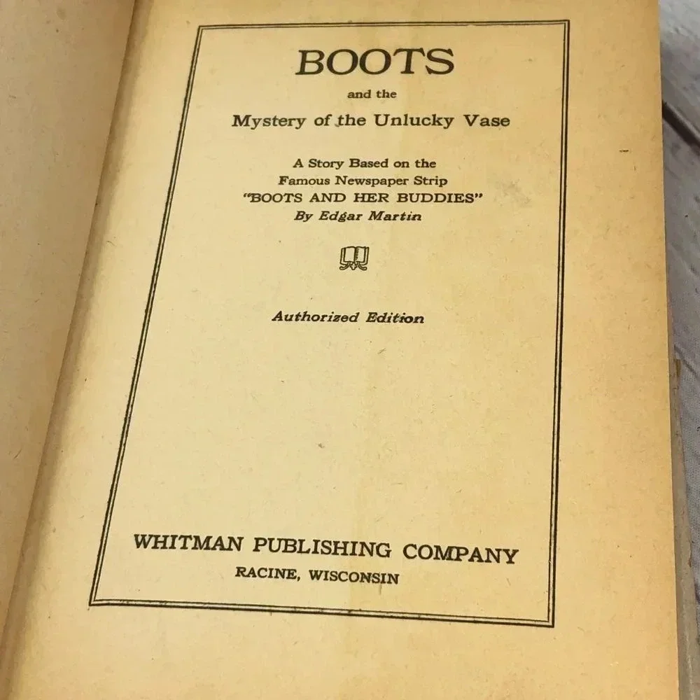 vintage 1943 boots and the mystery of the unlucky case book